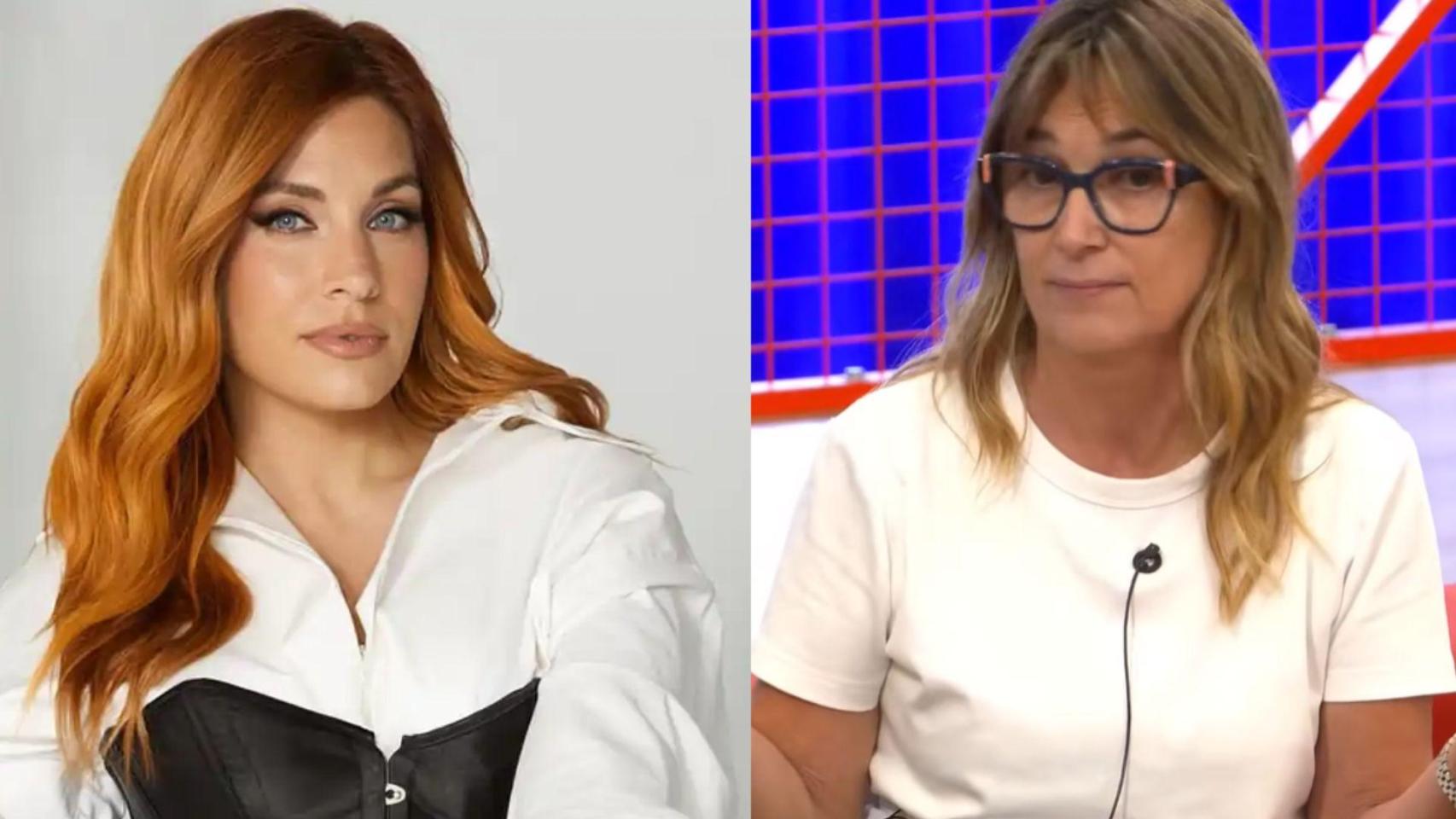 Leire Martínez y Noemí Galera en un fotomontaje de BLUPER.