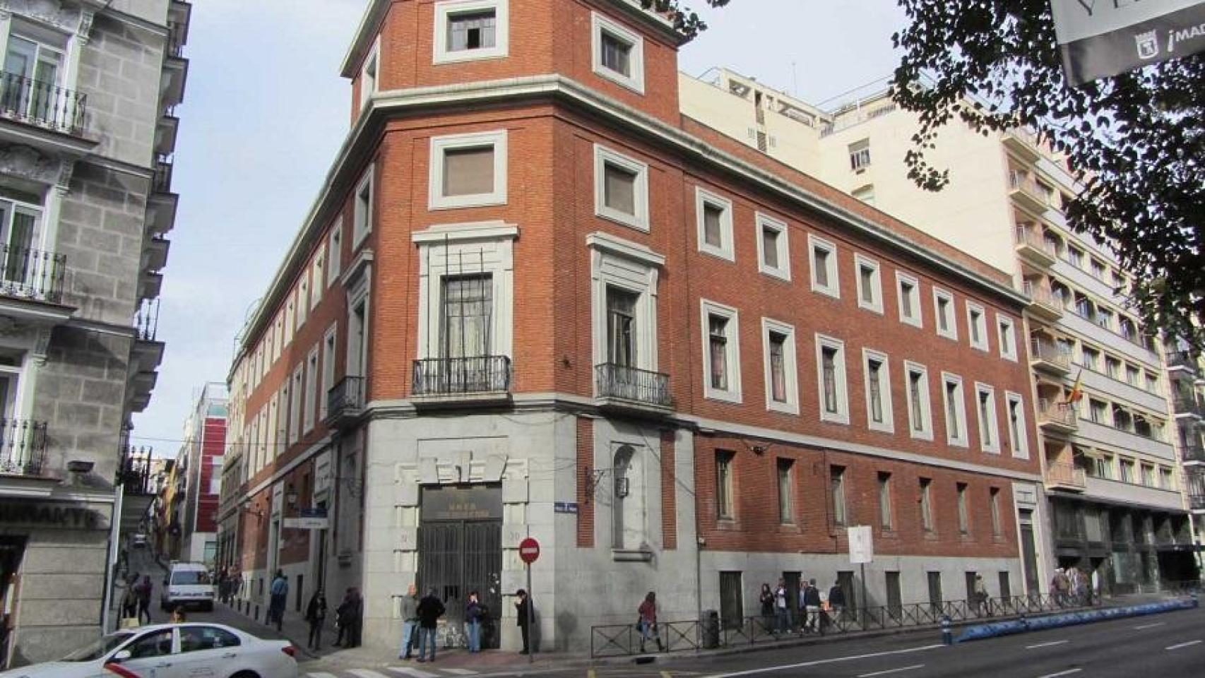 El edificio del Paseo del Prado, 30, en Madrid.