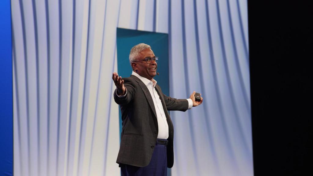 George Kurian, CEO de Netapp, durante su intervención en INSIGHT 2025.
