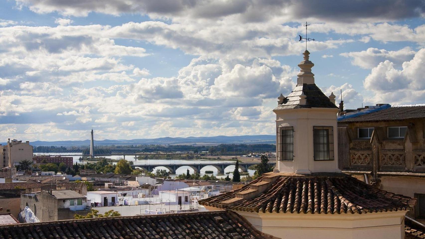 Vista general de Badajoz.
