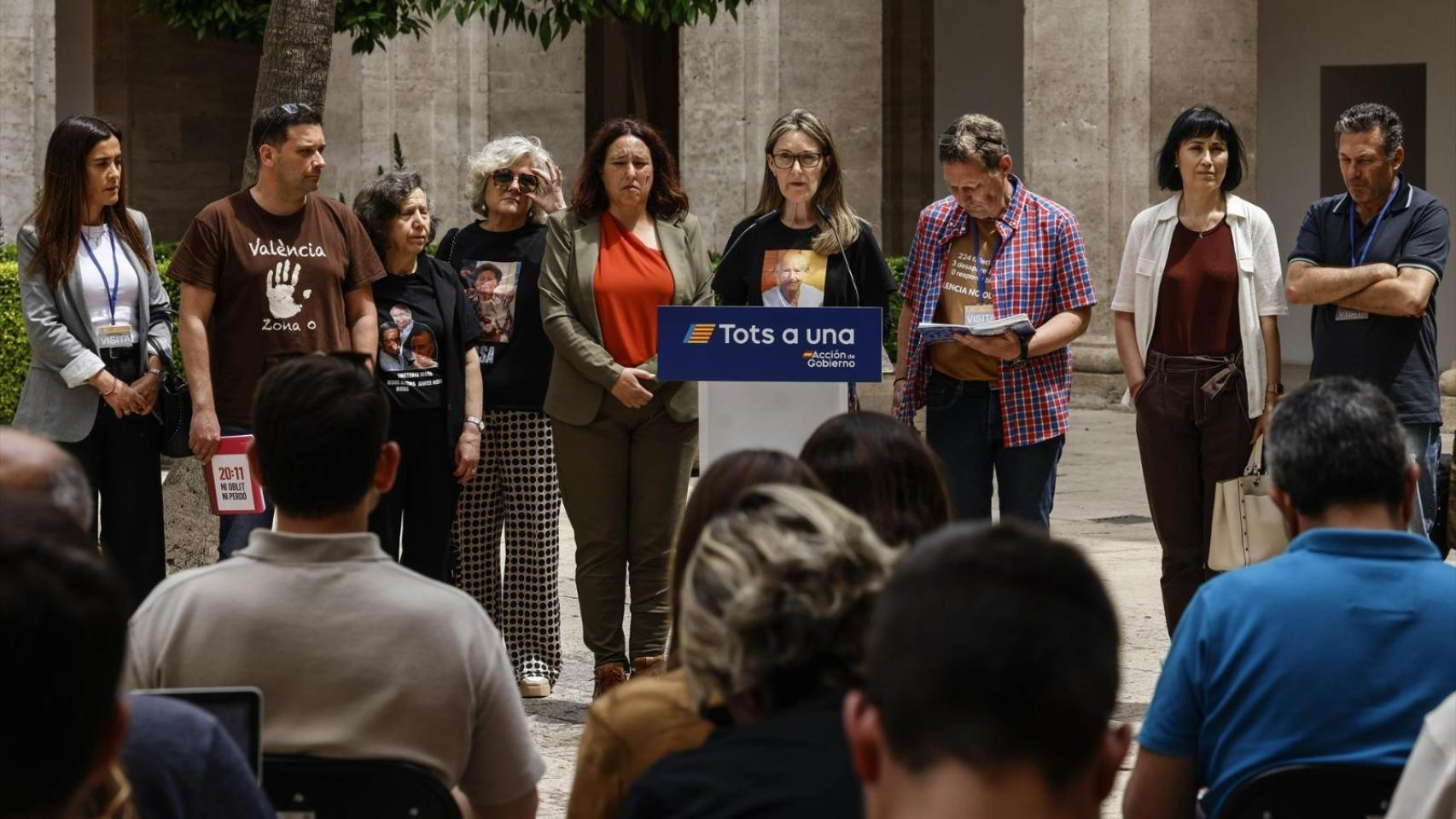 Asociaciones de víctimas de la dana. Rober Solsona / Efe