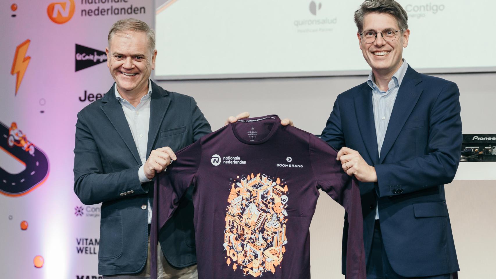 Carlos González Perandones, CEO de Nationale-Nederlanden España, y Frank Eijsink, CEO Insurance International del Grupo NN