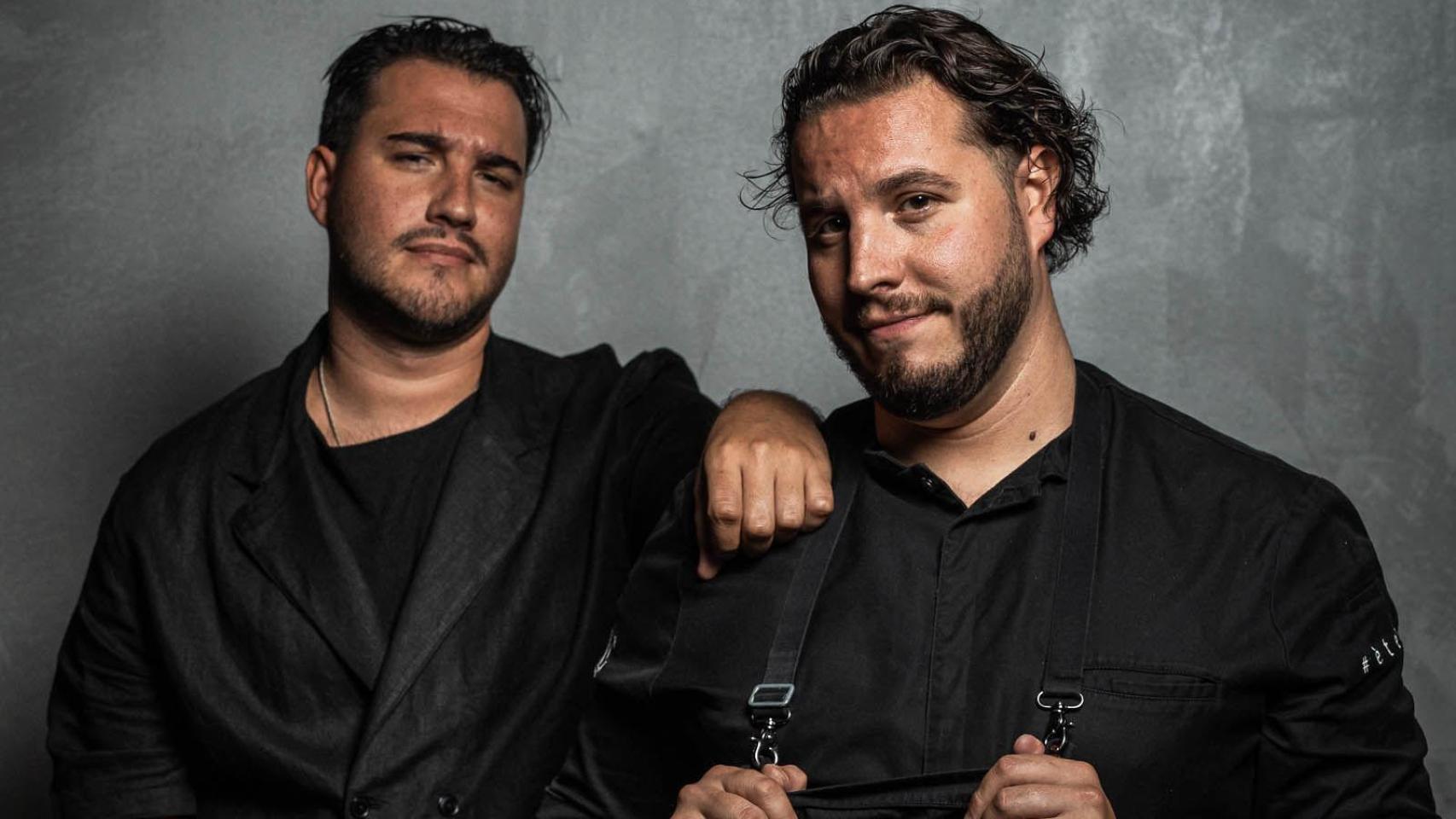 Los hermanos Mario y Sergio Tofe, en su restaurante Èter.