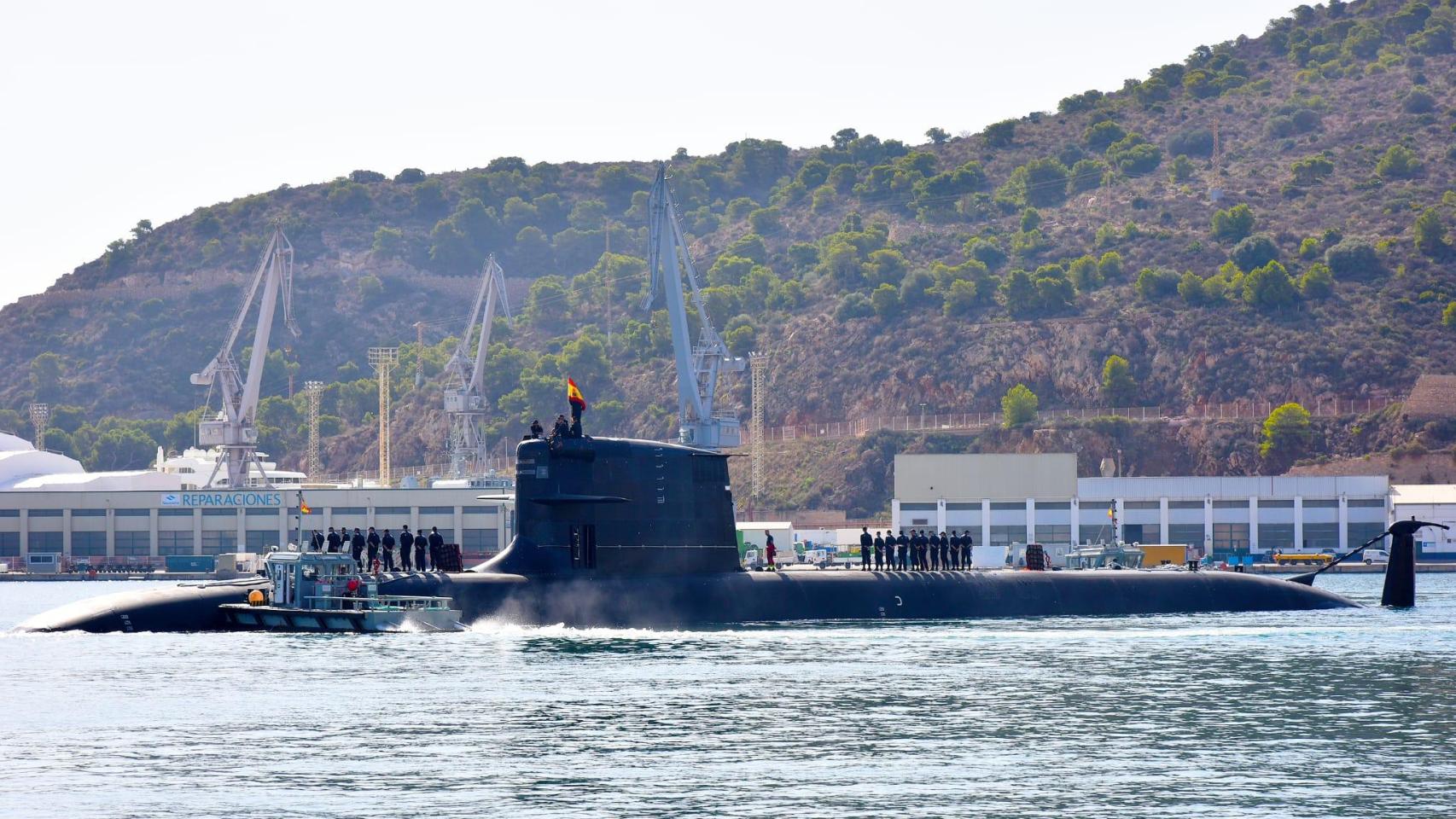 El submarino S-81 Isaac Peral de España