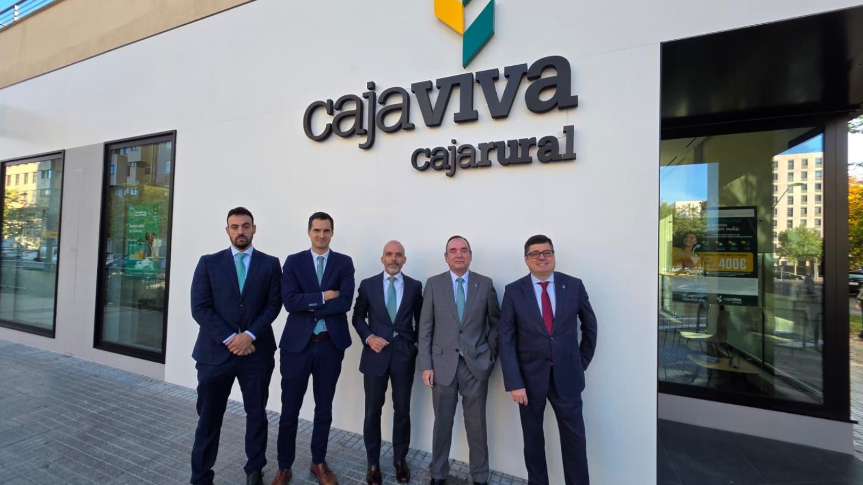 Nueva oficina de Cajaviva Caja Rural en Burgos.