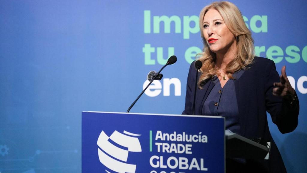 Carolina España en la XII edición de Andalucía TARDE Global.