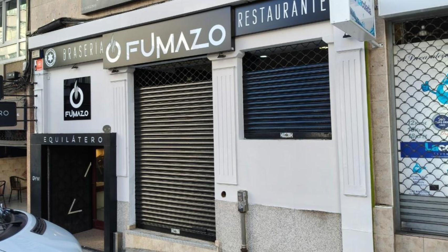 Imagen del exterior de O Fumazo en A Coruña donde antes estaba el restaurante El Pescador