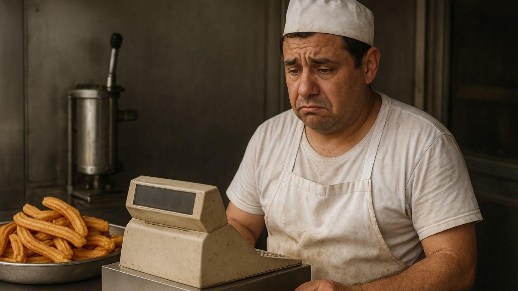 Un churrero generado por IA