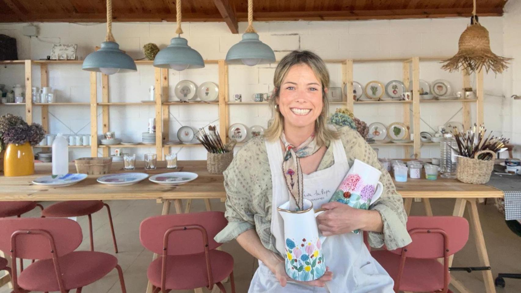 Viva la Pepa: arte sobre cerámica hecho con mucho mimo por una emprendedora ribadense