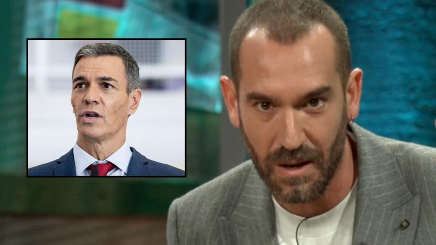 Jorge Ponce y Pedro Sánchez, en un fotomontaje de BLUPER.