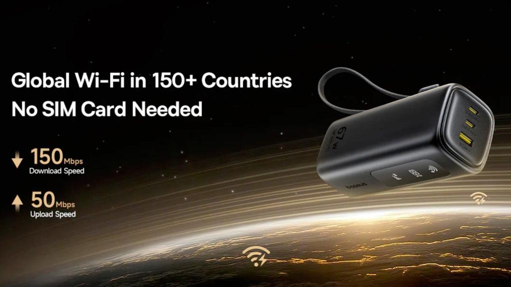 Baseus EnerGeek GX11 MiFi Power Bank 20000mAh 67W