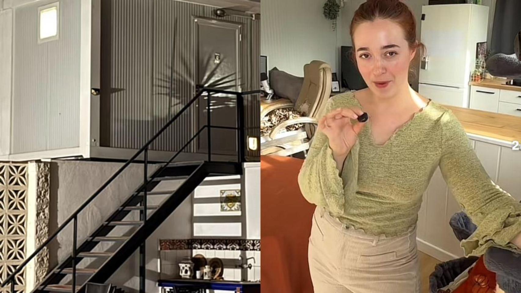 Esther, propietaria en España de una casa prefabricada.