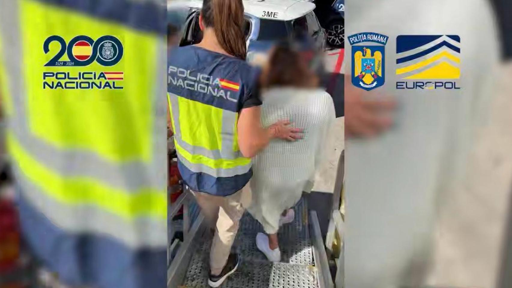 Uno de los integrantes del clan detenido.