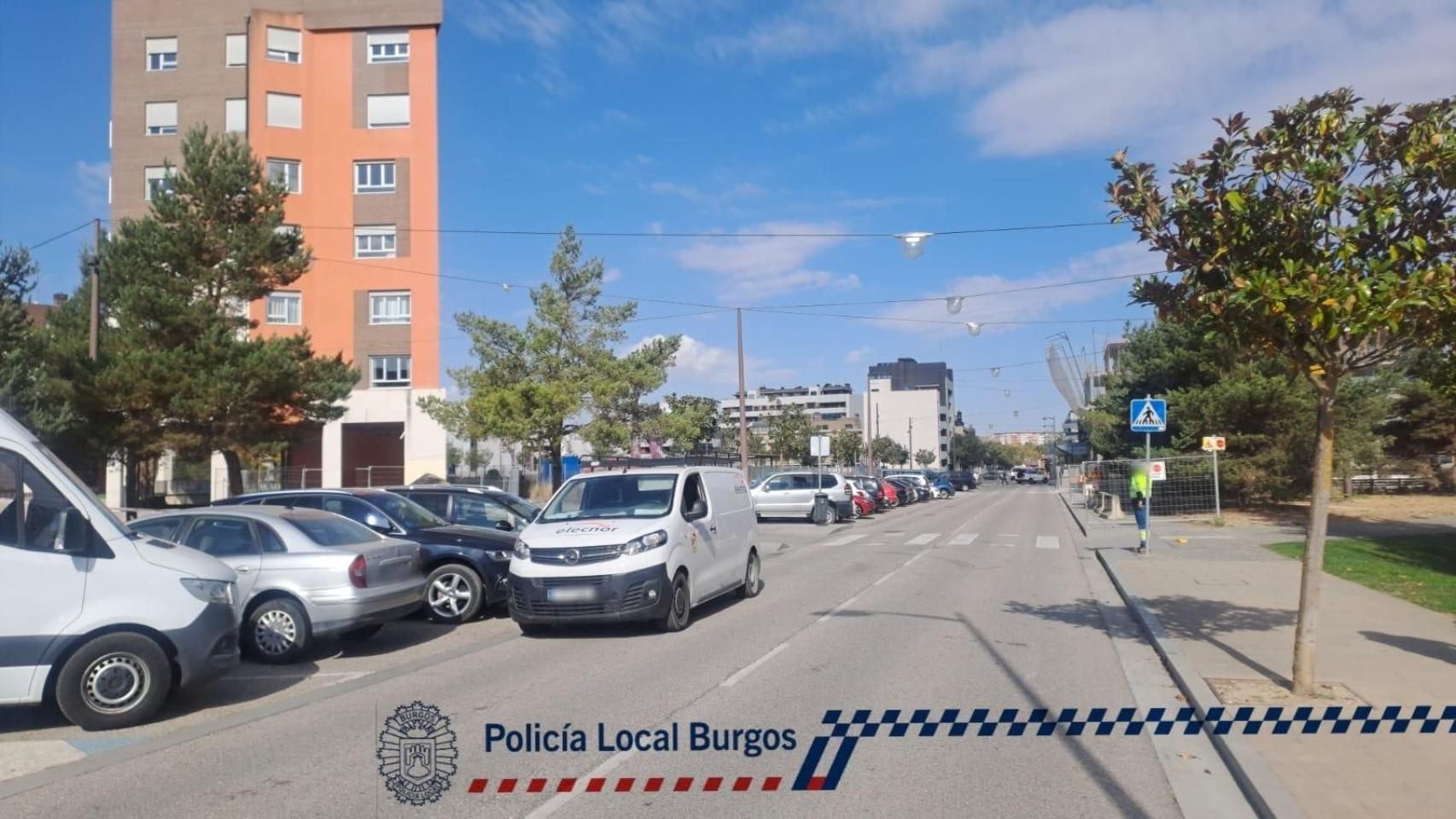 El lugar donde se ha producido un escape de gas