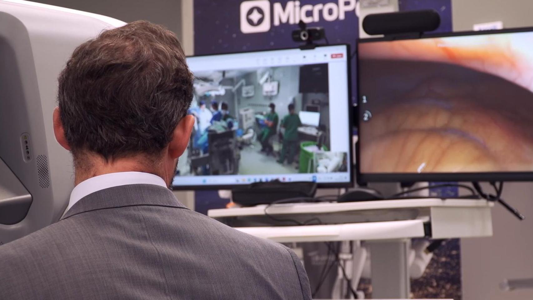 Telecirugía dirigida desde España a un centro de Europa.