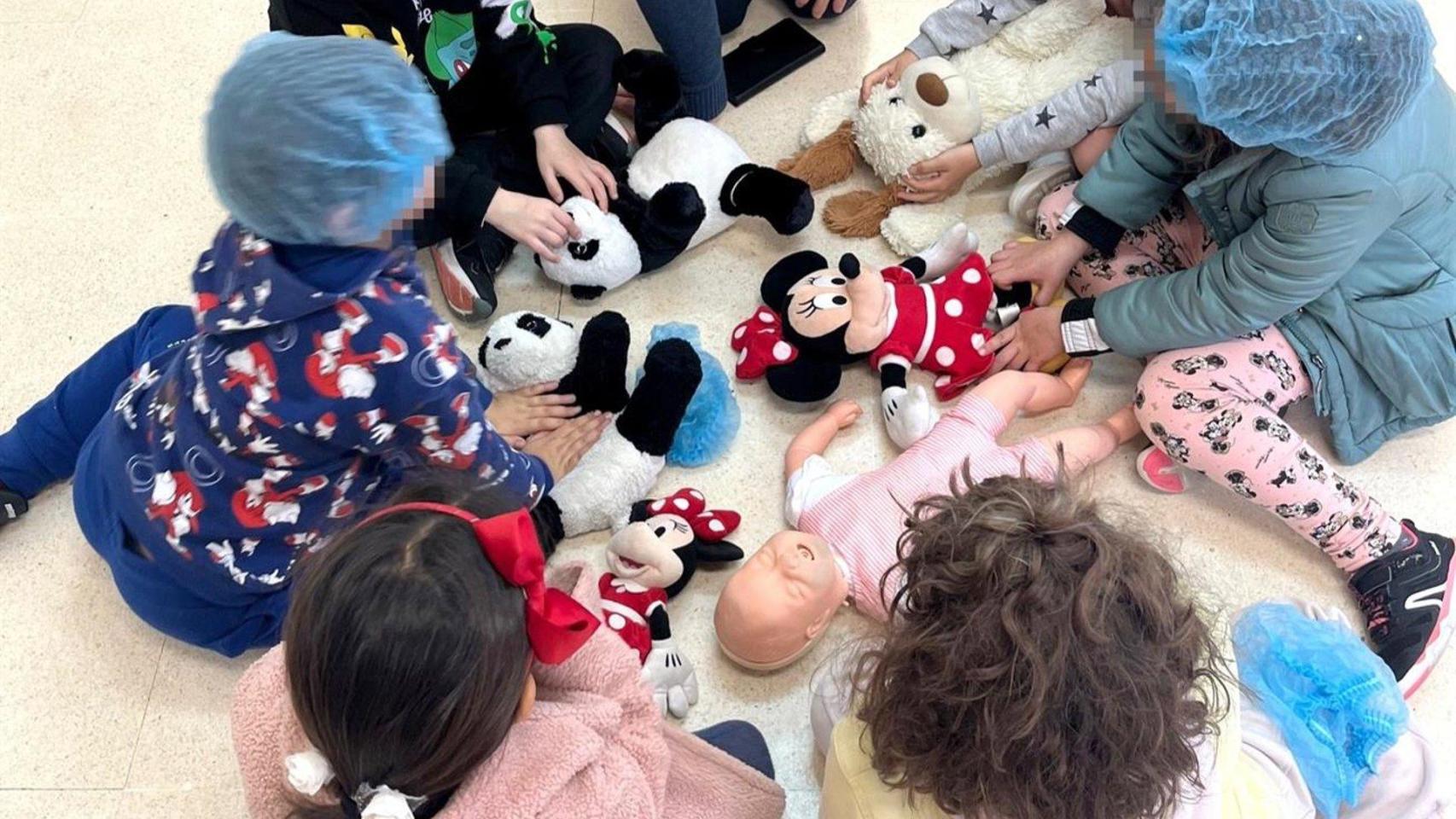 Imagen de una de las Aulas Salud celebradas de RCP.