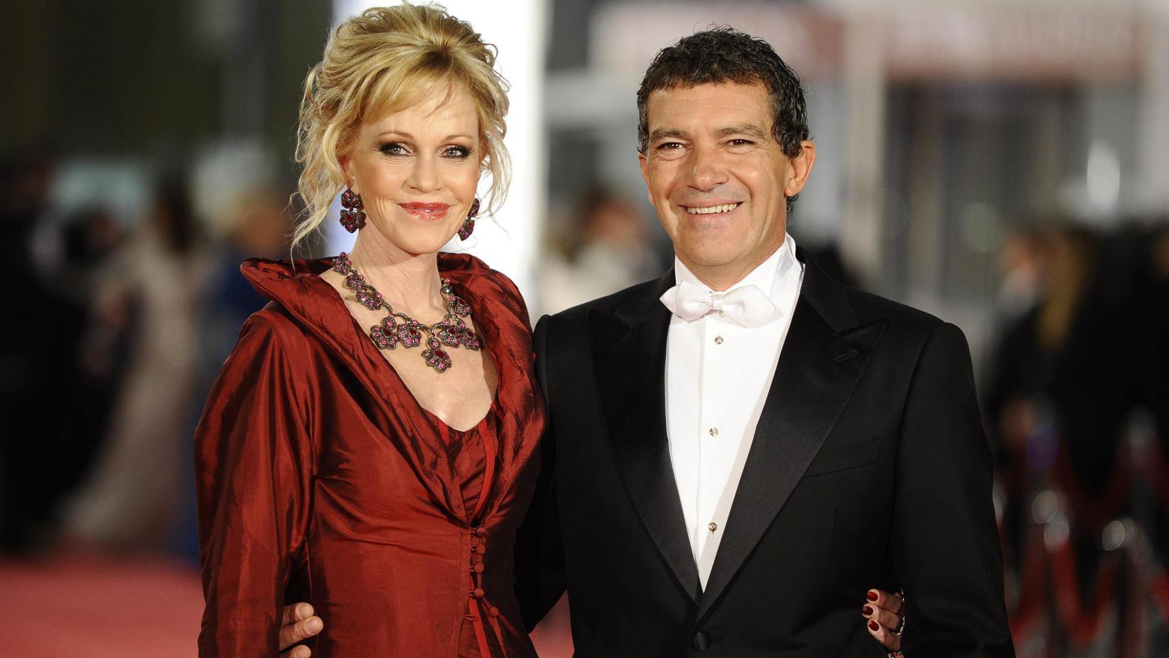 Antonio Banderas y Melanie Griffith, en los Premios Goya de 2012.