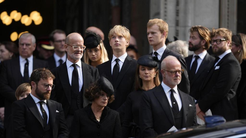 El príncipe Andrés, en el funeral del duque de Kent, el pasado 16 de septiembre.