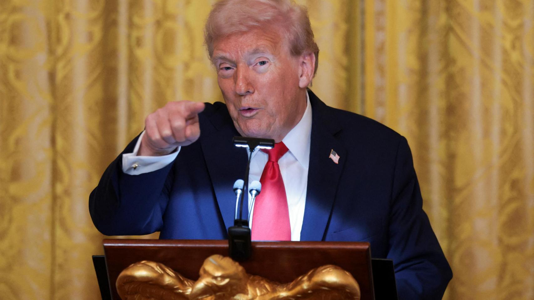 El presidente de EEUU, Donald Trump,