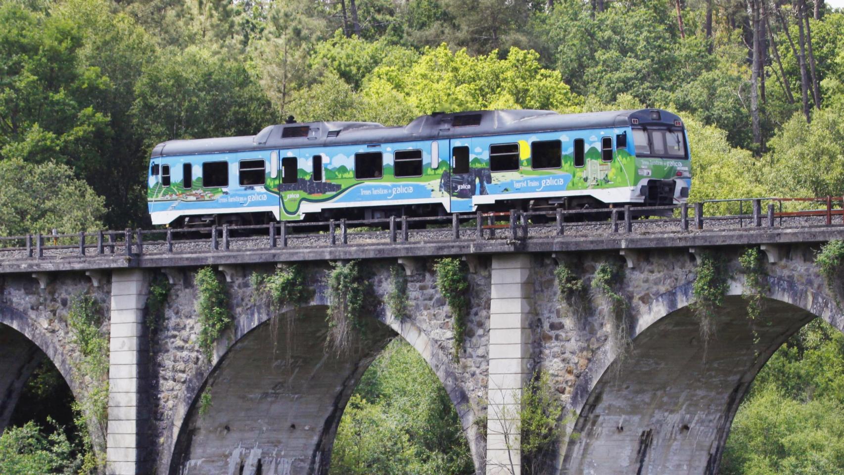Un tren turísticos de la Xunta de Galicia