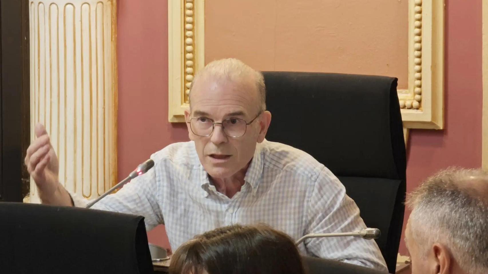 Barquero, en un pleno de Ourense