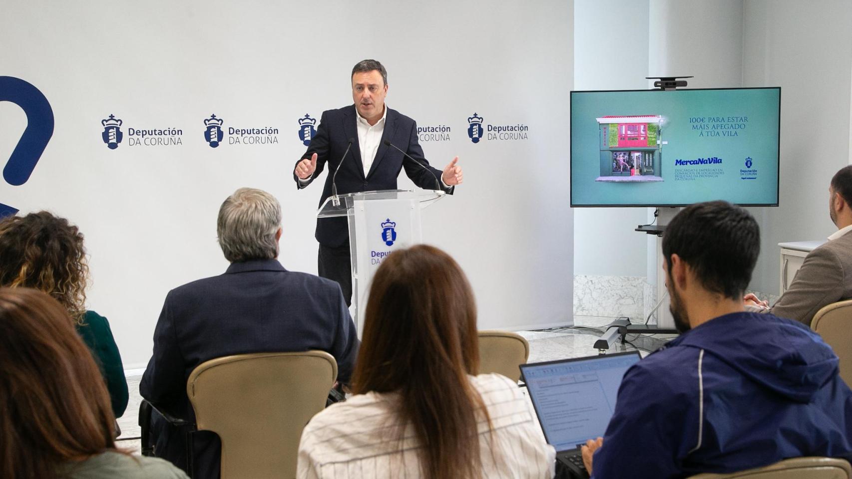 Valentín González Formoso presenta el programa el pasado 6 de octubre