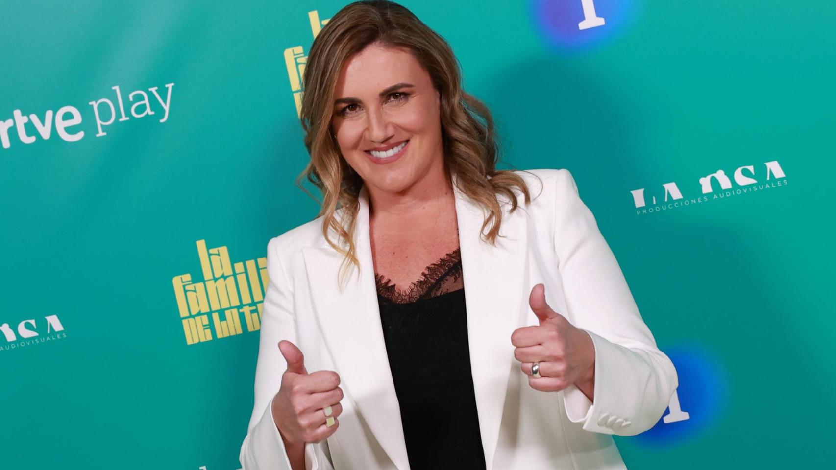 Carlota Corredera, en la presentación de 'La familia de la tele'.