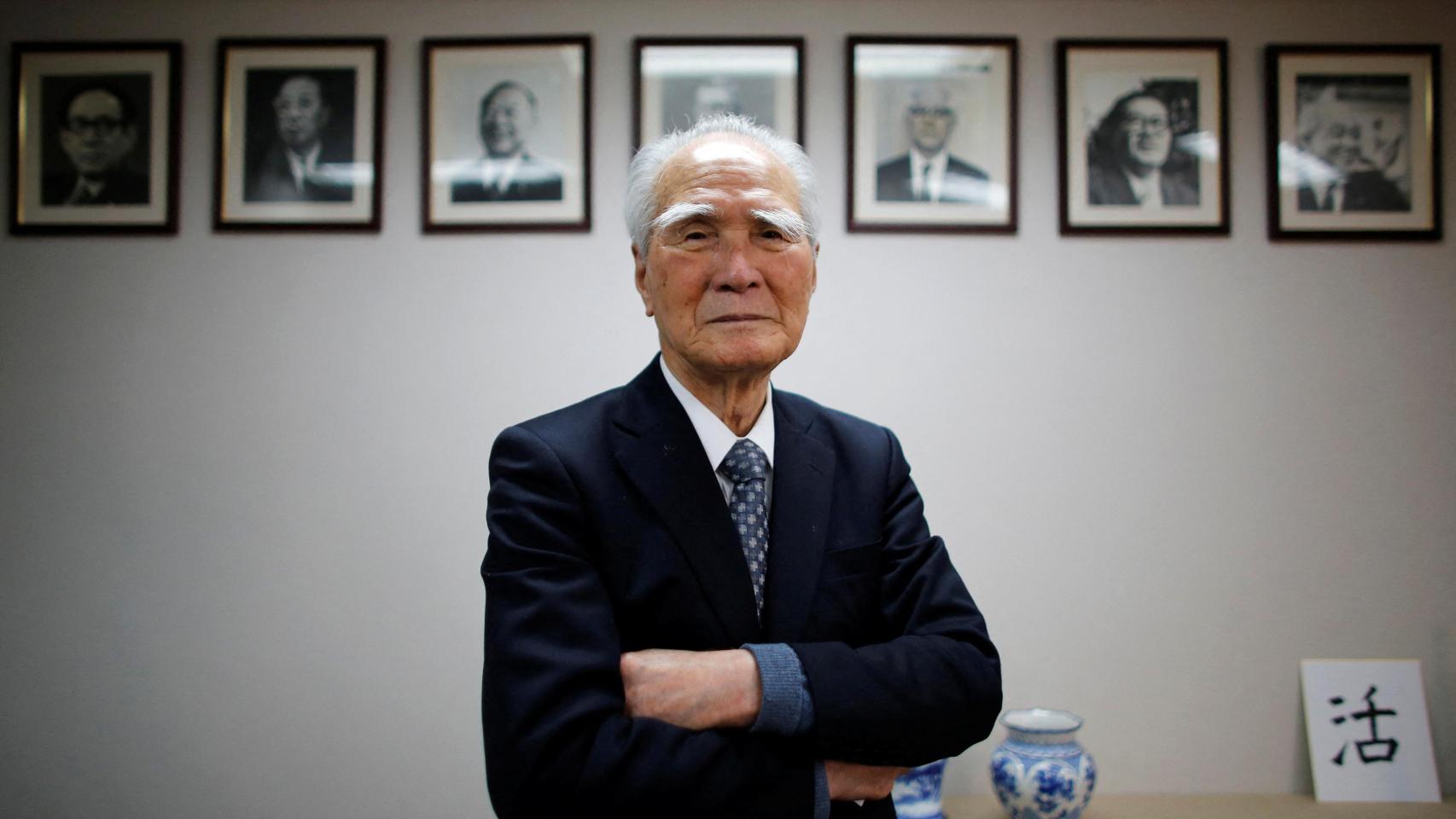 Tomiichi Murayama, exprimer ministro de Japón, en una fotografía de 2015.