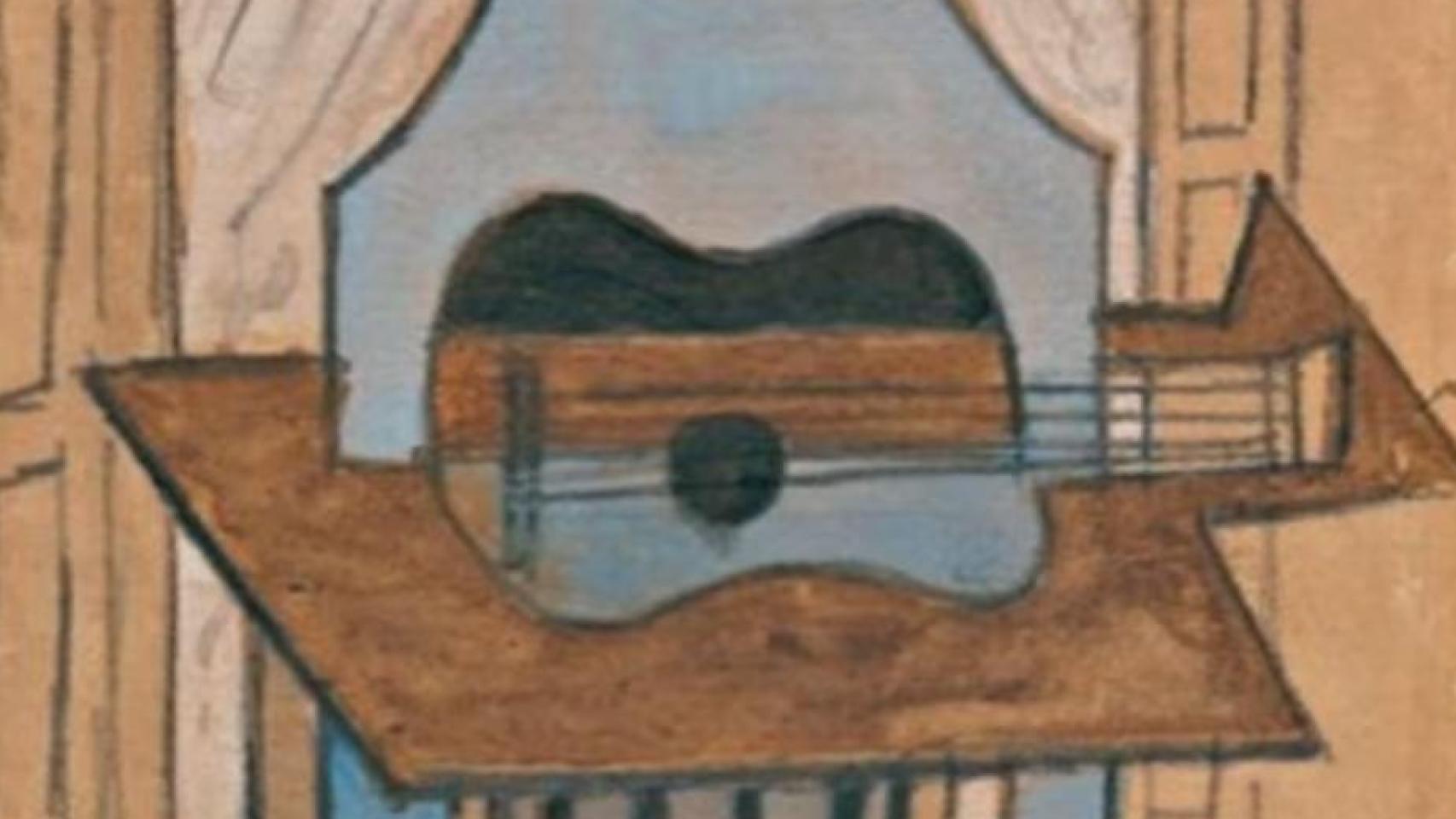 'Naturaleza muerta con guitarra', 1919, de Pablo Picasso