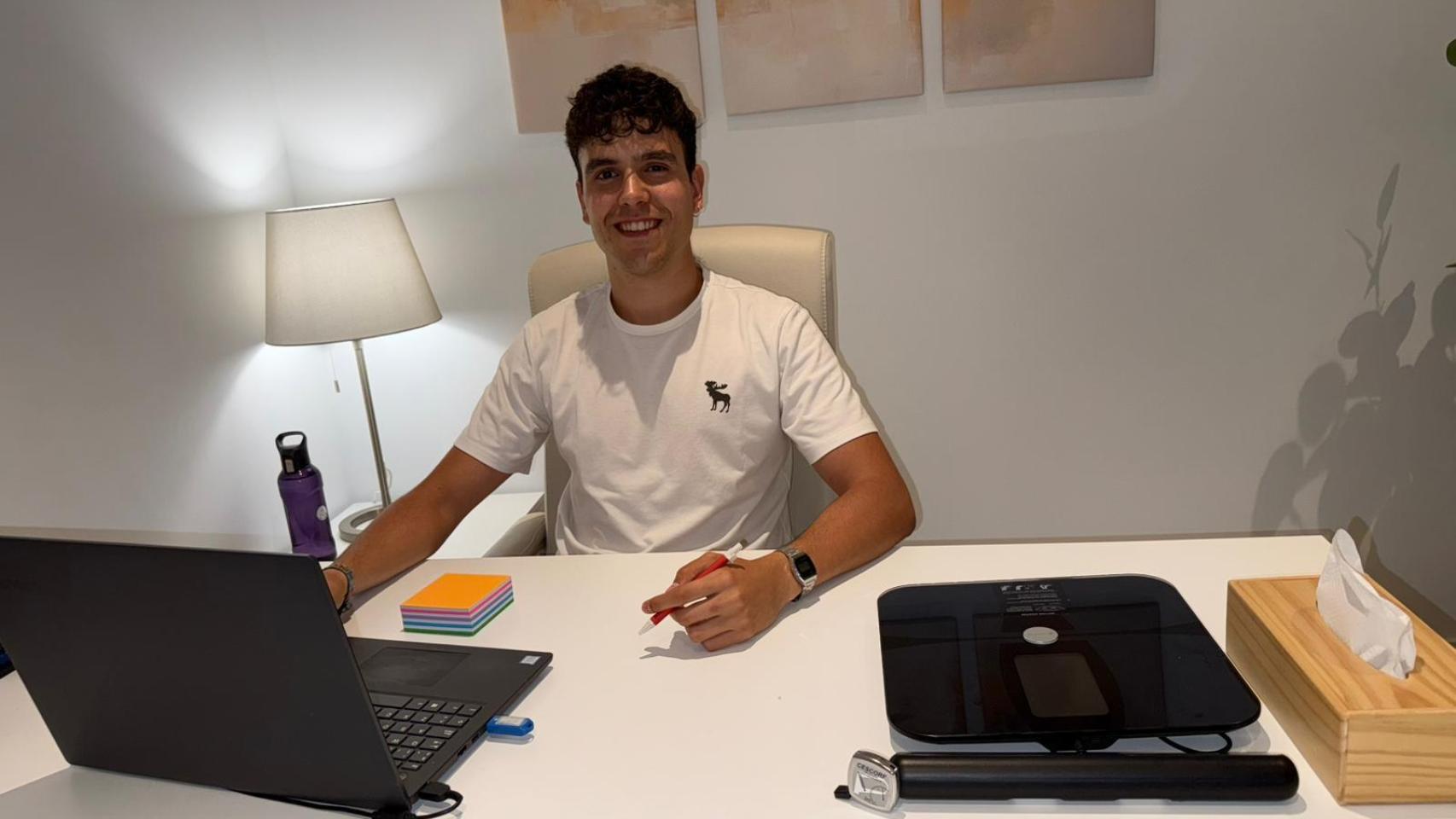 Sergi de Godos de Prado, nutricionista gerundense en Valladolid, atiende a EL ESPAÑOL - Noticias de Castilla y León