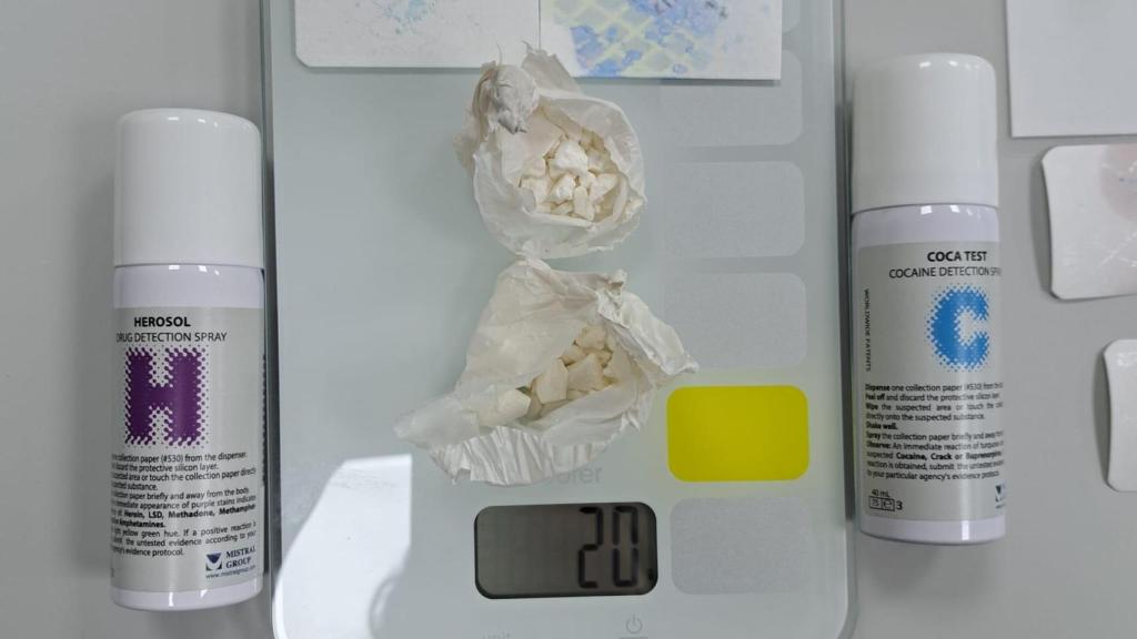 Cocaína incautada en la cárcel de Archidona, en Málaga.