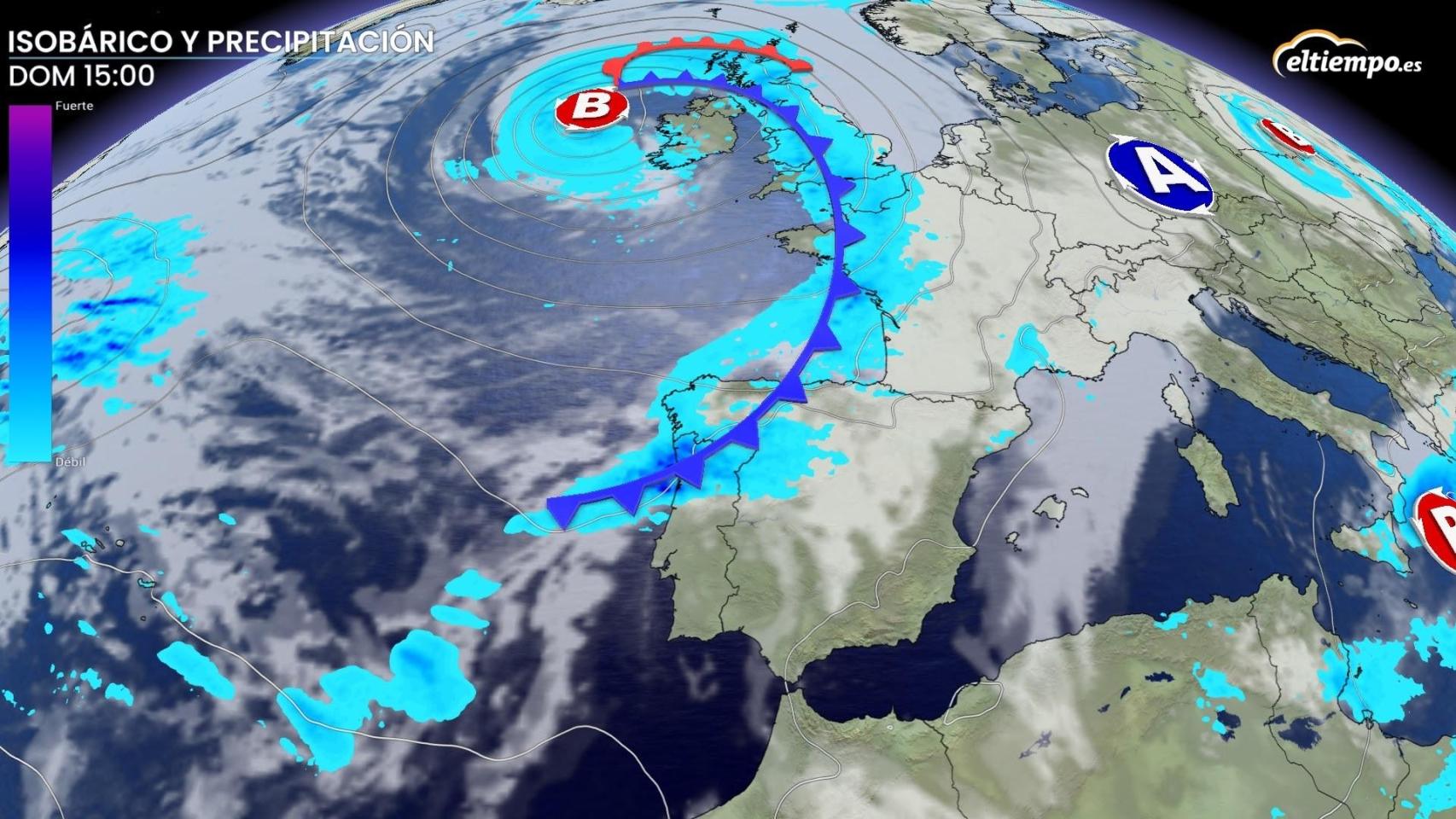 Llega un borrasca a España en las próximas horas: Aemet avisa por tormentas fuertes y caída de temperaturas en estas zonas