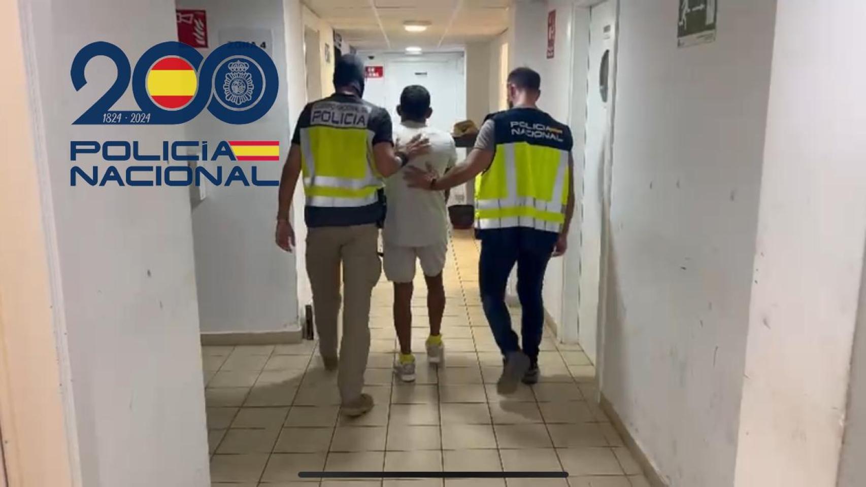 Imagen del detenido.