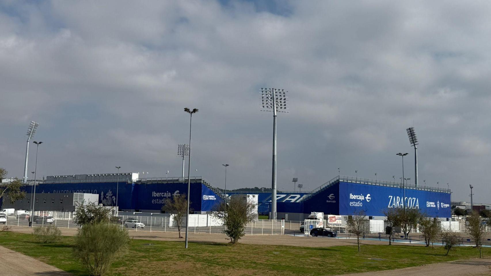 El Ibercaja Estado situado en el Parking Norte de Zaragoza