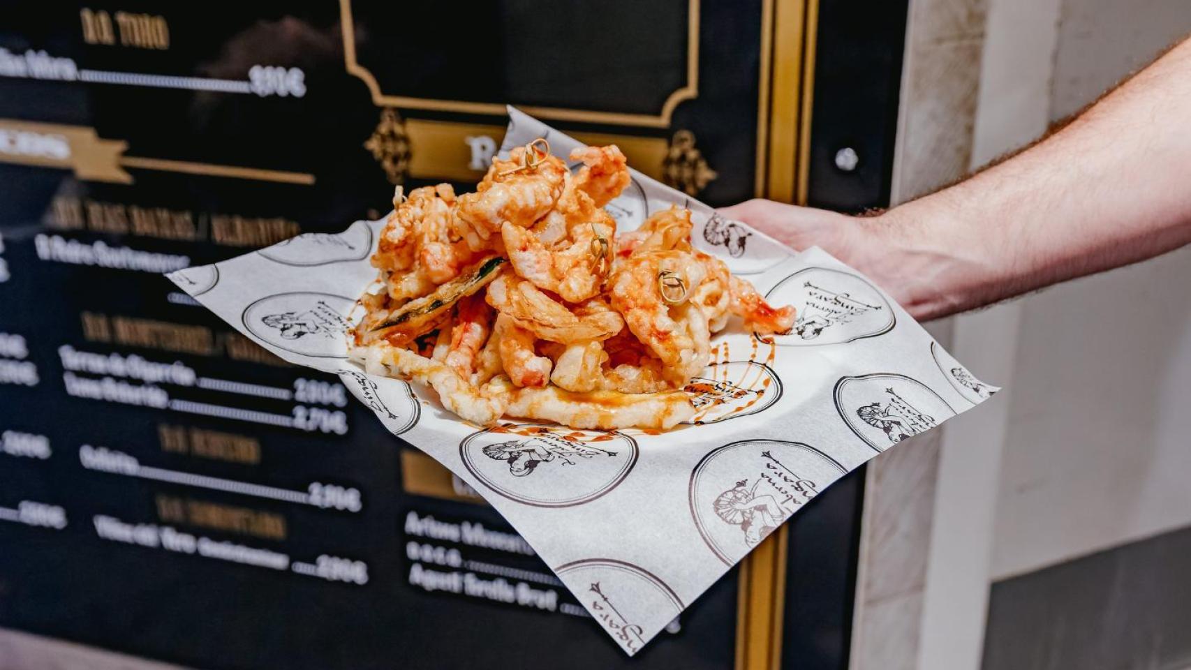 Uno de los platos del restaurante.