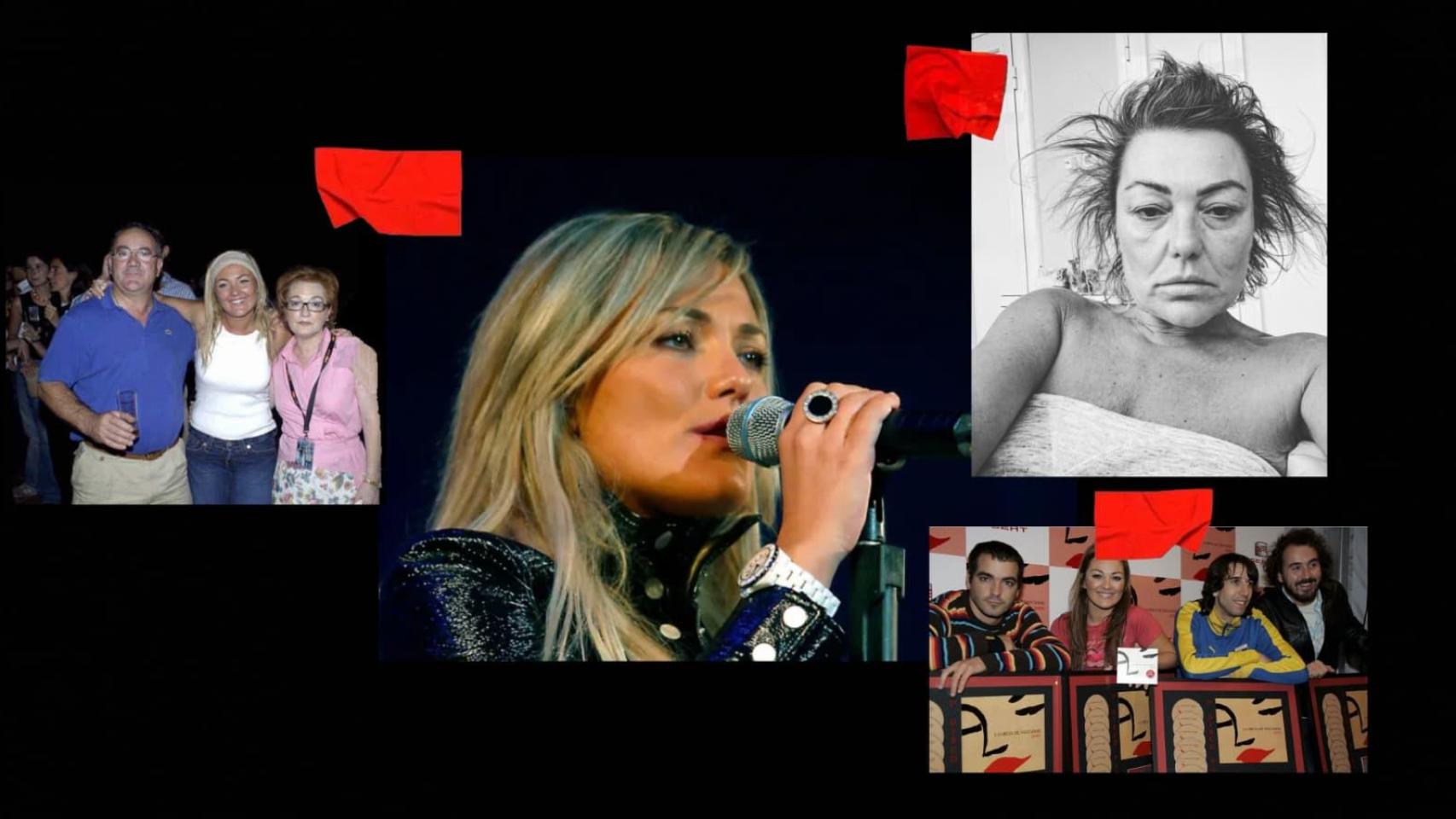 Fotografías de distintas etapas de la vida de Amaia Montero.