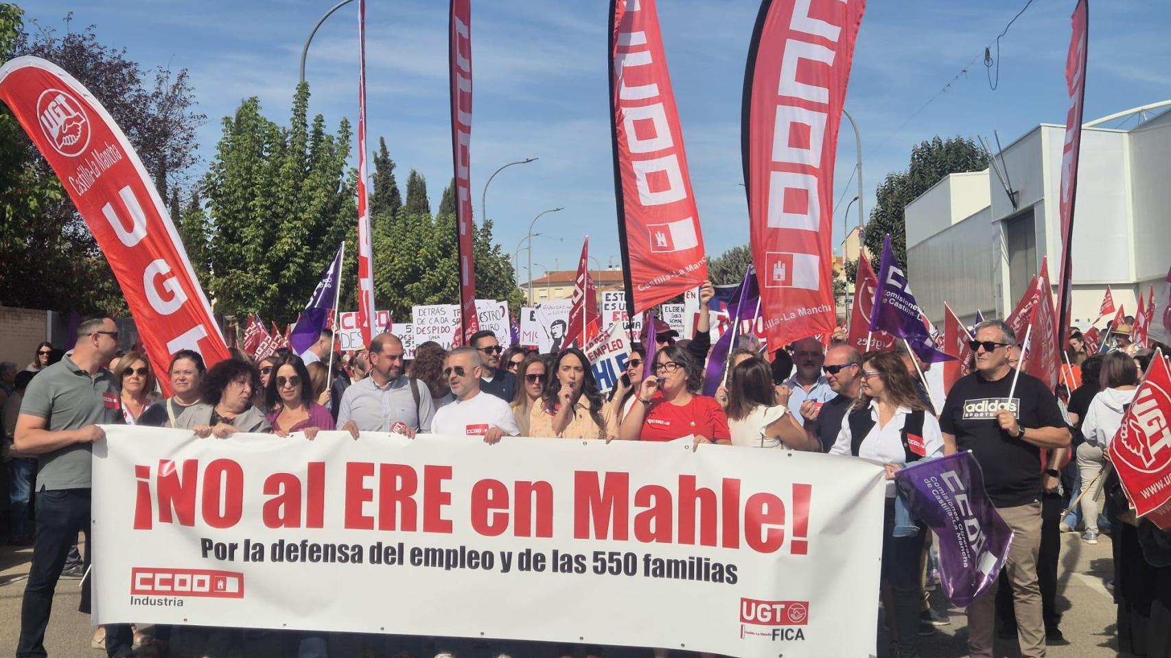 Manifestación Mahle.