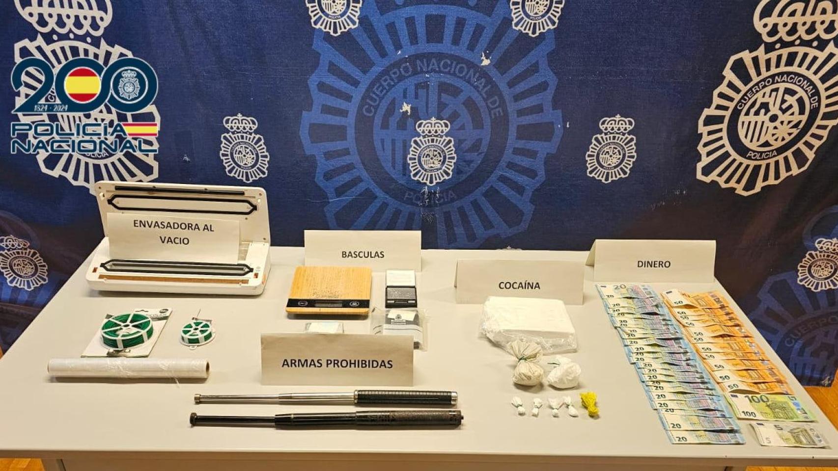 Los efectos intervenidos en la operación en Rojales y Daya Nueva.