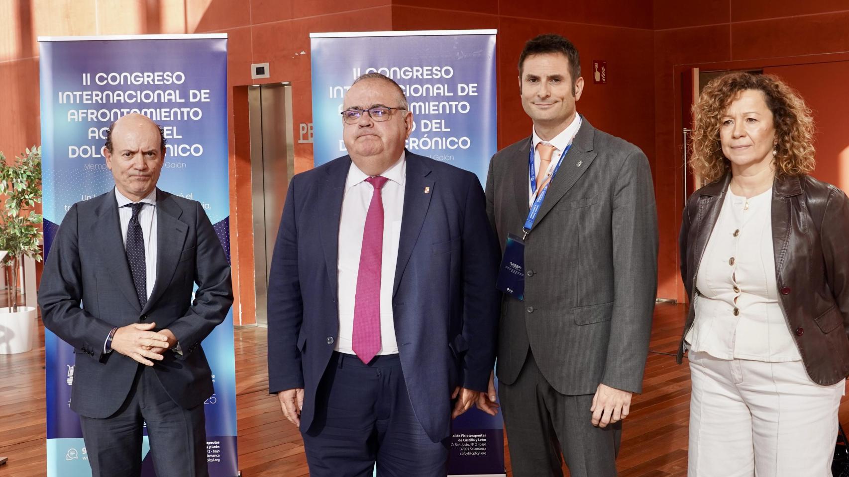 El consejero de Sanidad, Alejandro Vázquez, inaugura el II Congreso Internacional de Afrontamiento Activo del Dolor Crónico-Memorial Miguel Ángel Galán, este sábado en Valladolid