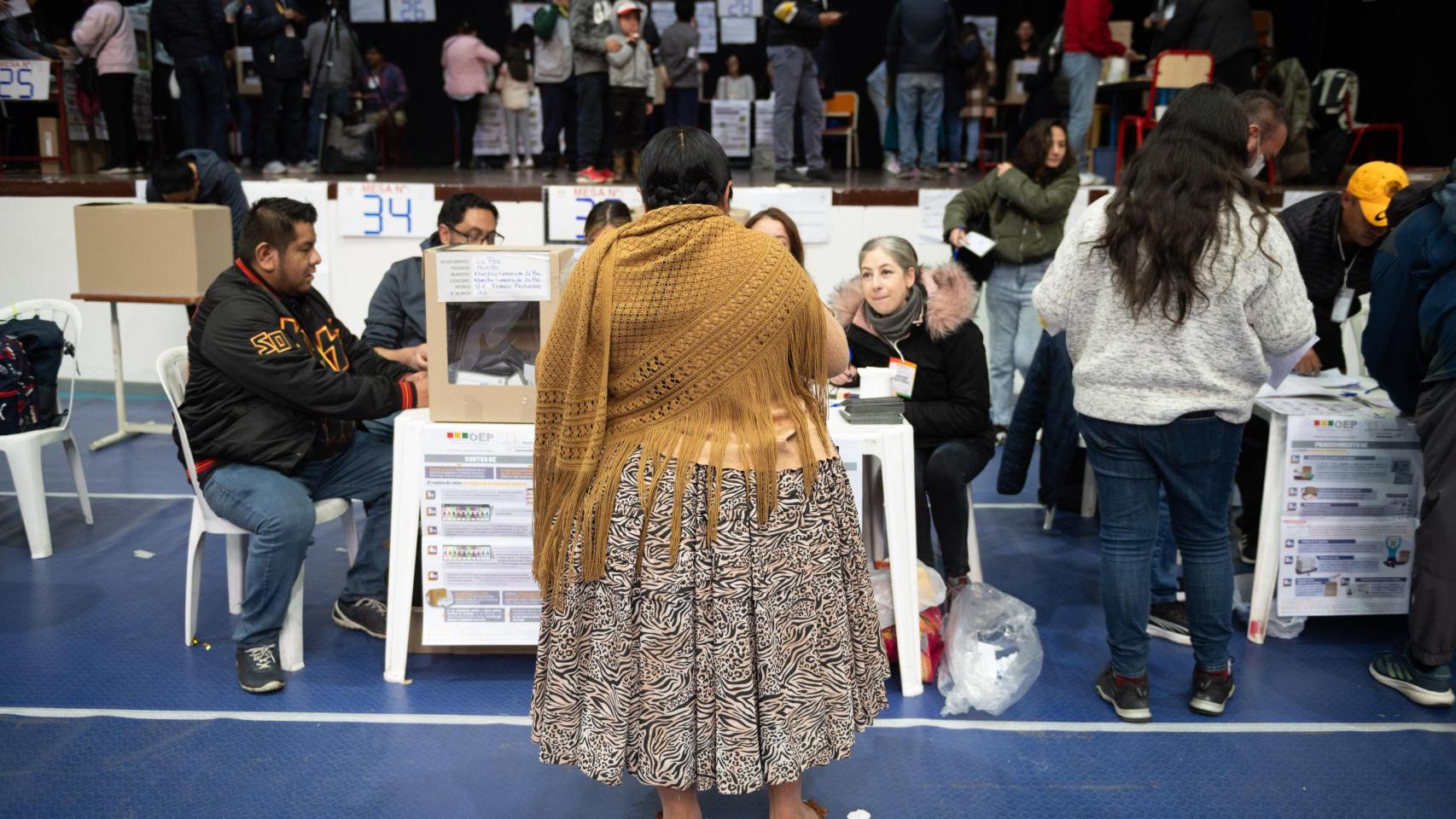 Primera vuelta de las elecciones en Bolivia