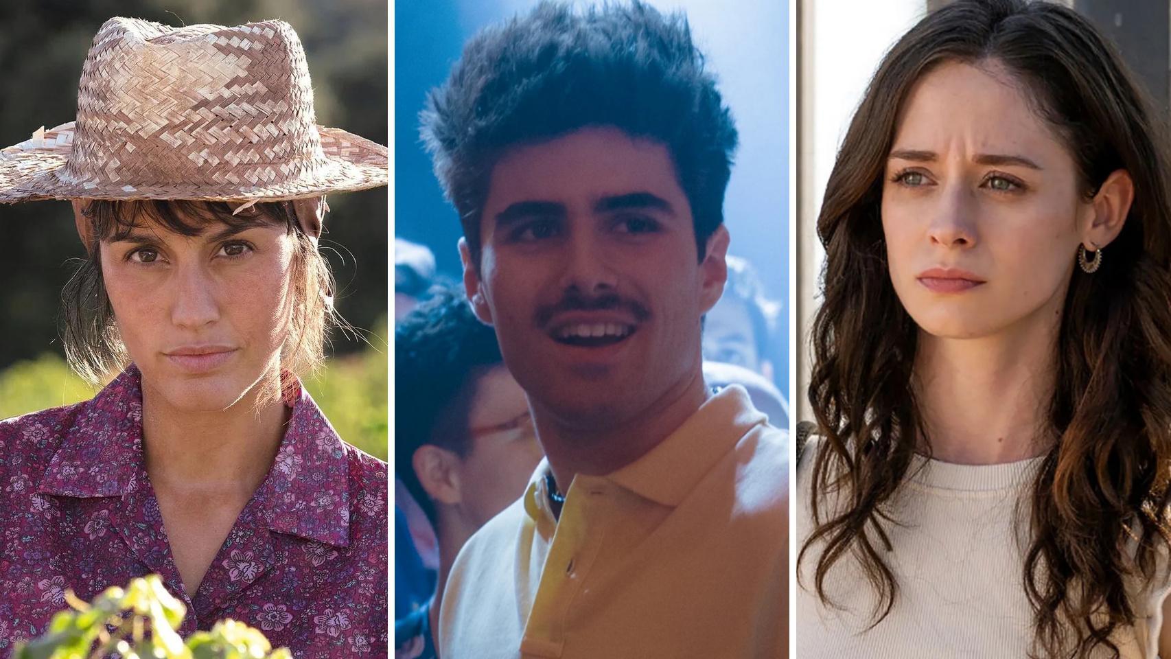 Los protagonistas de 'Entre Tierras', 'Mariliendre' y 'Alba', en un montaje hecho por BLUPER.