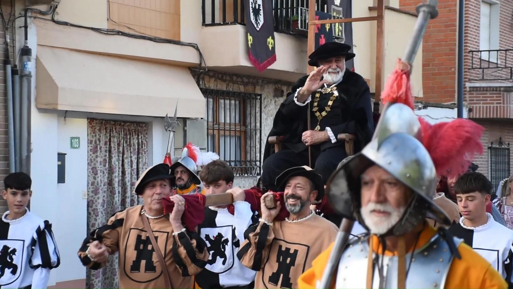 La llegada de Carlos V a Valdestillas