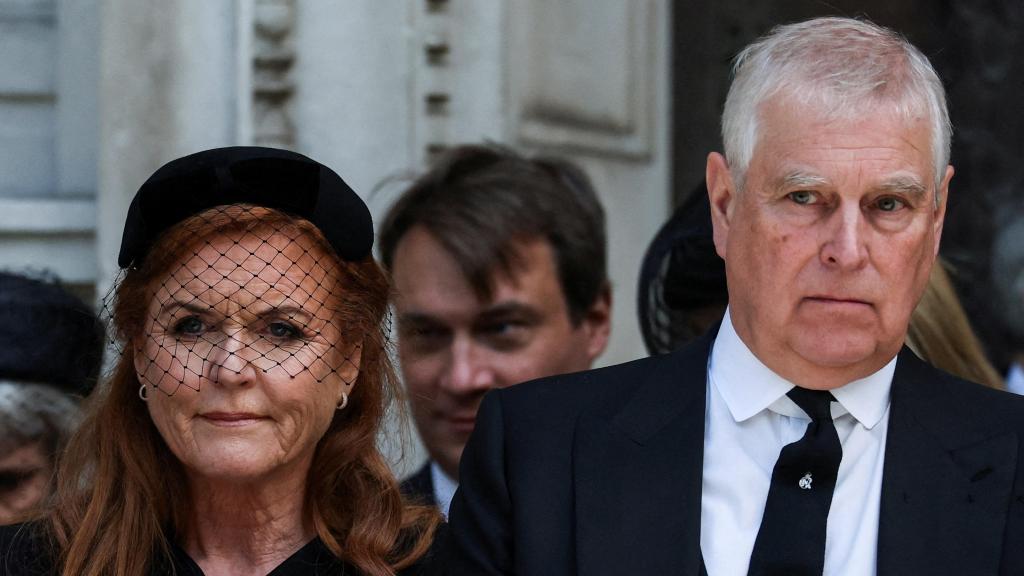 El príncipe Andrés y su ex esposa Sarah Ferguson, el pasado mes de septiembre.