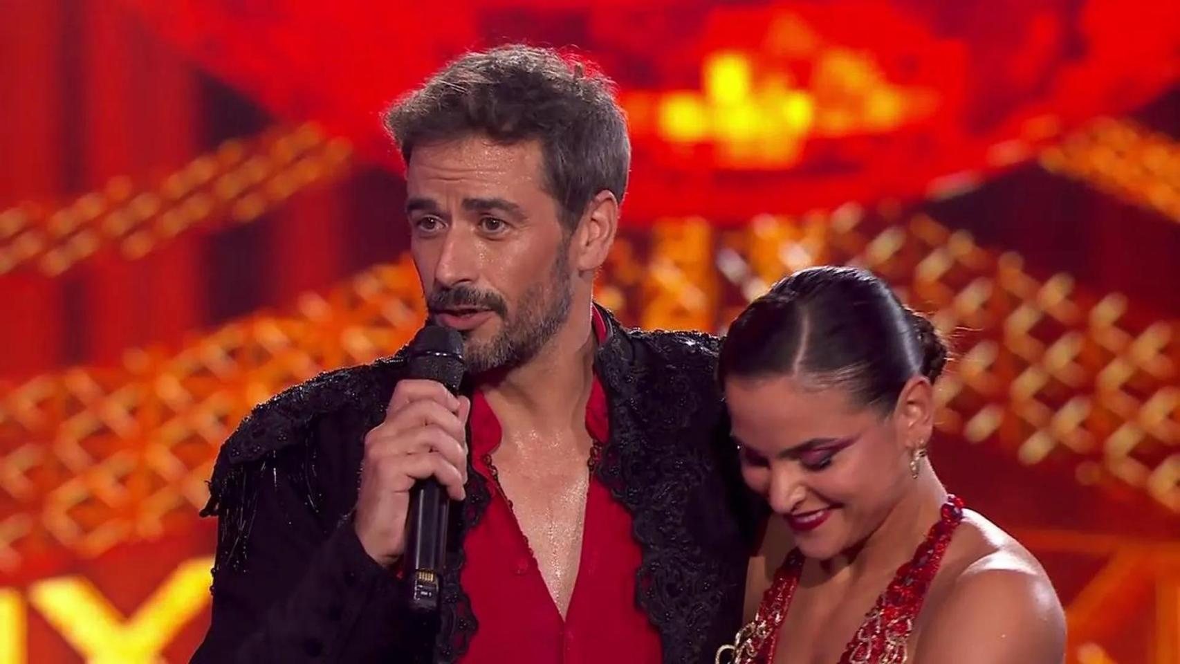 Iago García e Inés Miñana en 'Bailando con las estrellas'.