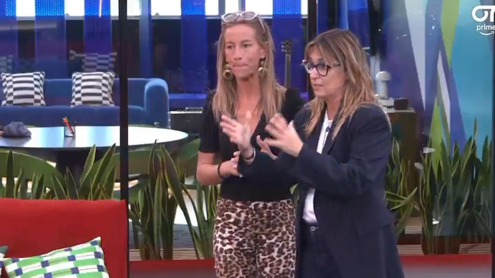 Noemí Galera y Nerea Valenzuela en 'OT 2025'.