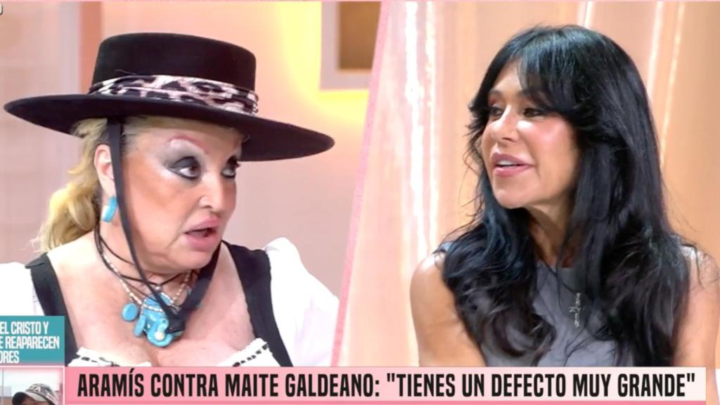 Aramís Fuster y Maite Galdeano en 'Fiesta'.