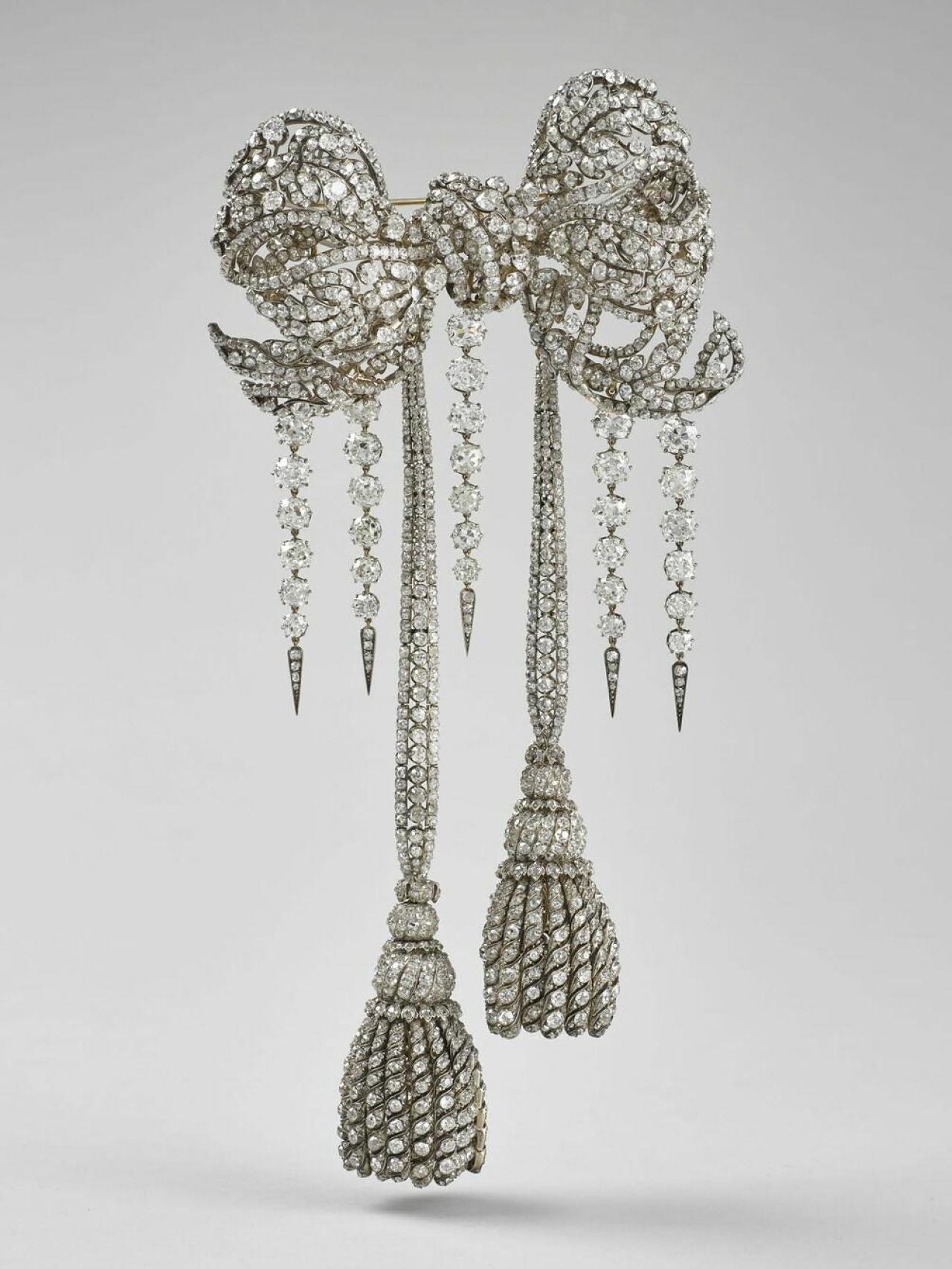 Great bow from the bodice of Empress Eugenie.