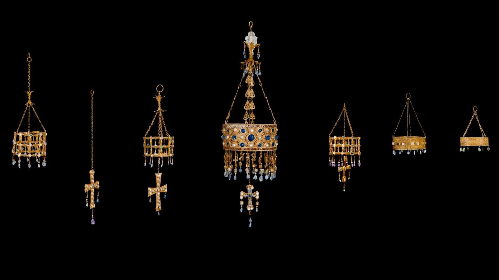 Tesoro de Guarrazar en el Museo Arqueológico. Foto: Museo Arqueológico Nacional