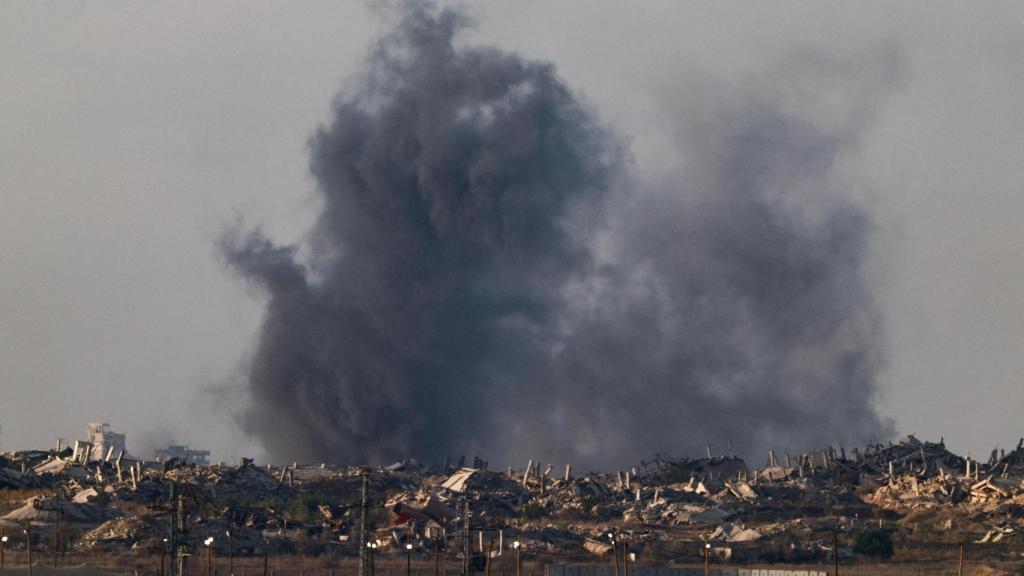 Smoke in Gaza