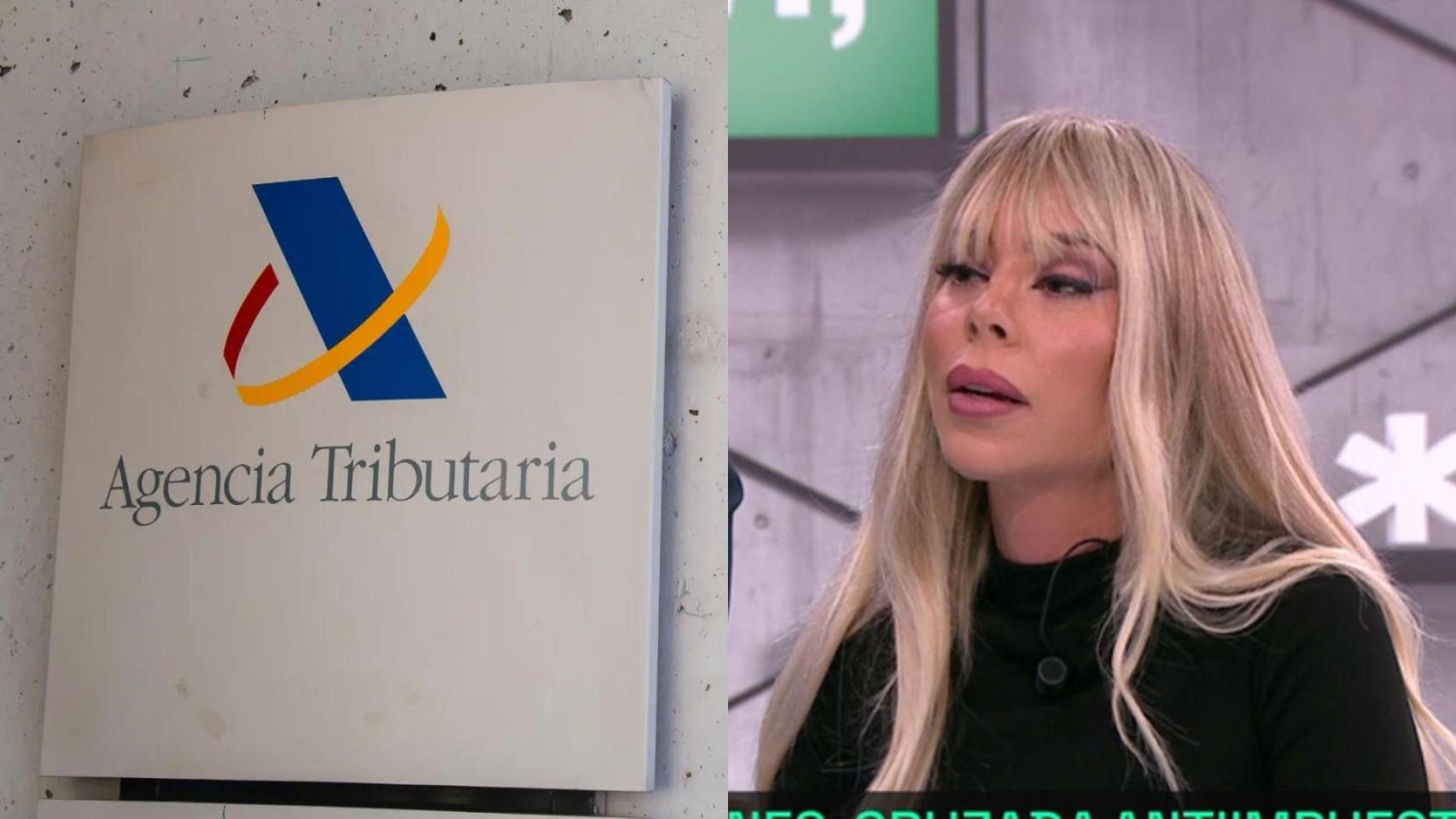 Imagen de la Agencia Tributaria y de Gisela Turazzini.